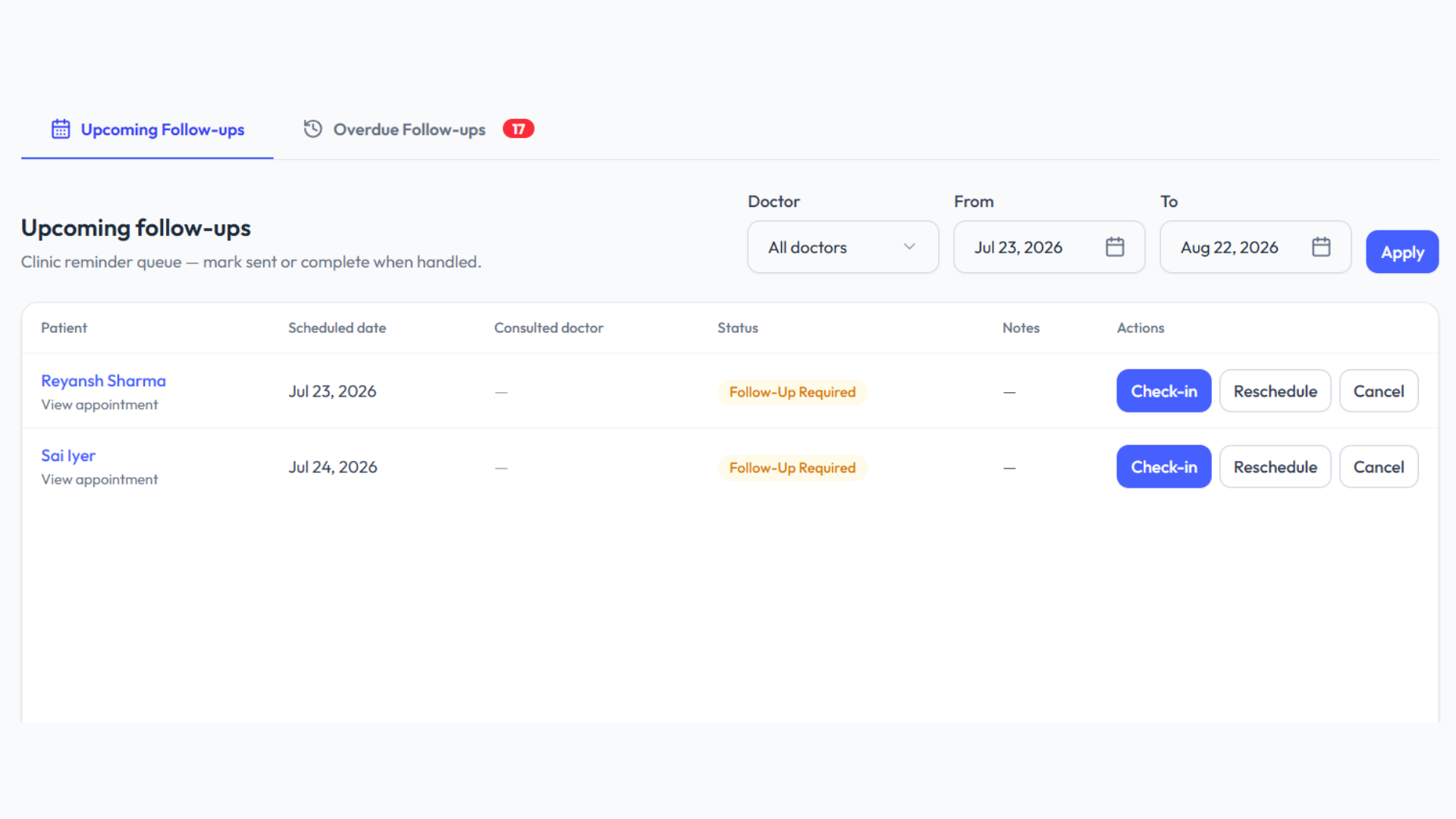 Smart Follow-ups